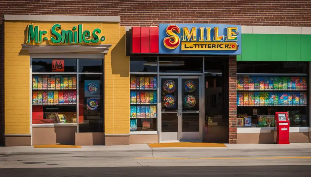 Lottery ticket retailer Mr. Smile in Oklahoma City