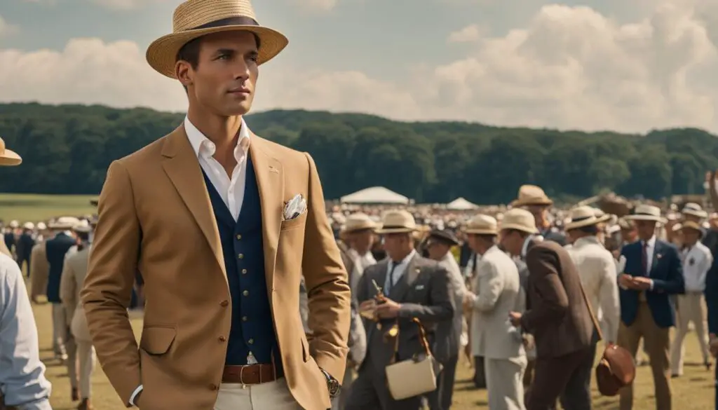 Stylish Clothing for Men Attending Horse Races