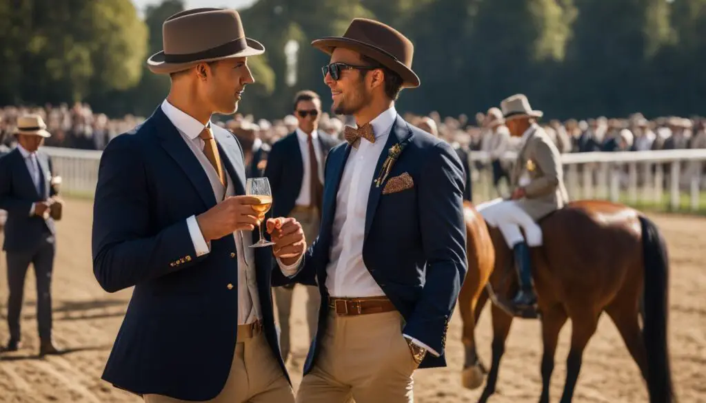 best outfits for men at horse races