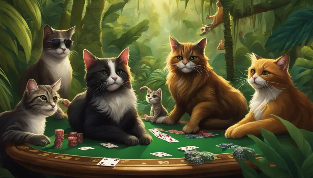 cats playing poker in pop culture