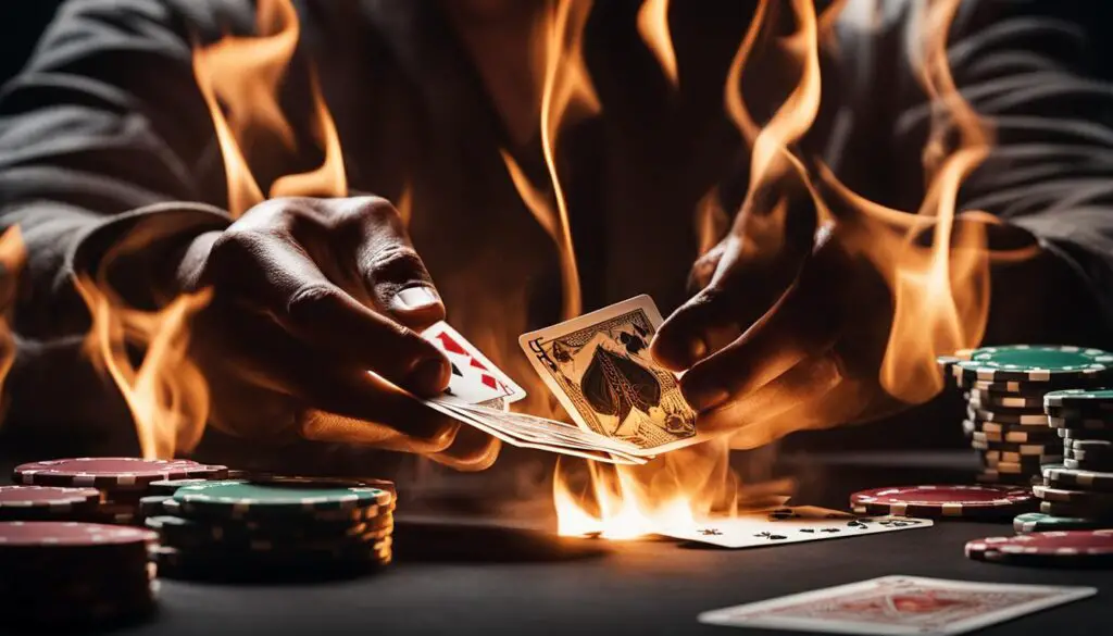 significance of burning cards in poker