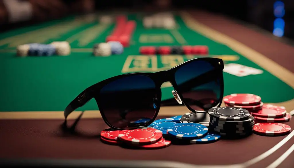 sunglasses and poker tells