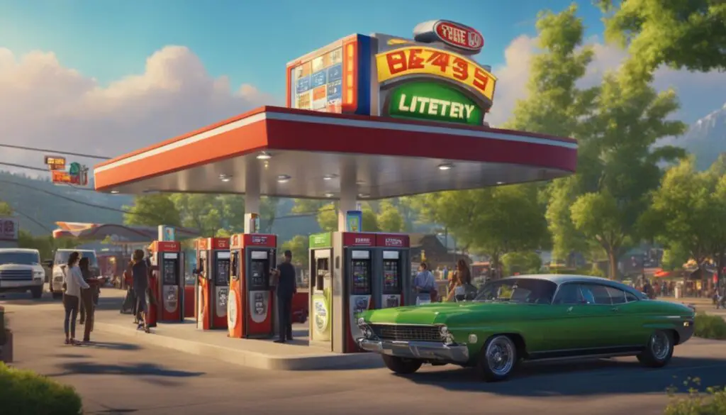 gas stations with highest number of winning lottery tickets